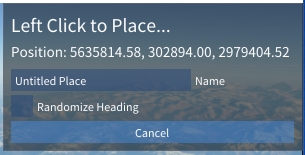 Places Placing